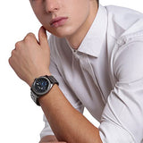 Buy Shop Fossil Machine Chronograph Brown Dial Grey Steel Strap Watch for Men - FS4931 USA Online