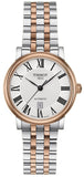 Tissot T Classic Carson Premium 30 Silver Dial Two Tone Steel Strap Watch for Women - T122.207.22.033.00