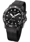 Tissot Seastar 1000 Powermatic 80 Black Dial Black Rubber Strap Watch For Men - T120.407.37.051.00