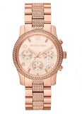 Buy Shop Michael Kors Runway Gold Dial Gold Steel Strap Watch for Women - MK5827 USA Online