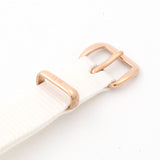 Buy Shop Daniel Wellington Classic Petite Dover Black Dial White NATO Strap Watch For Women - DW001000314 USA Online