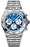 Buy Shop Breitling Chronomat B01 42 Six Nations Italy Blue Dial Silver Steel Strap Watch for Men - AB0134A41C1A1 USA Online