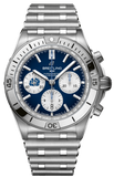 Buy Shop Breitling Chronomat B01 42 Six Nations Scotland Blue Dial Silver Steel Strap Watch for Men - AB0134A51C1A1 USA Online