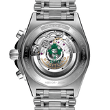 Buy Shop Breitling Chronomat B01 42 Six Nations Ireland Green Dial Silver Steel Strap Watch for Men - AB0134A91L1A1 USA Online