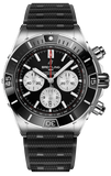 Buy Shop Breitling Super Chronomat B01 44 Black Dial Black Rubber Strap Watch for Men - AB0136251B1S1 USA Online