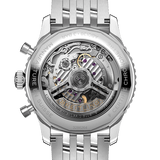 Buy Shop Breitling Navitimer B01 Chronograph 43 Black Dial Silver Steel Strap Watch for Men - AB0138211B1A1 USA Online