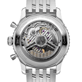 Buy Shop Breitling Navitimer B01 Chronograph 43 Black Dial Silver Steel Strap Watch for Men - AB0138211B1A1 USA Online