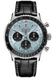 Buy Shop Breitling Navitimer B01 Chronograph 43 Blue Dial Black Leather Strap Watch for Men - AB0138241C1P1 USA Online