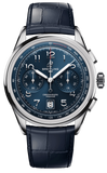 Buy Shop Breitling Premier B01 Chronograph 42 Blue Dial Blue Leather Strap Watch for Men - AB0145171C1P2 USA Online