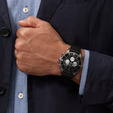 Buy Shop Breitling Superocean Heritage B01 Chronograph 44 Black Dial Black Mesh Bracelet Watch for Men - AB0162121B1S1 USA Online