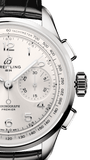 Buy Shop Breitling Premier B09 Chronograph 40 White Dial Black Leather Strap Watch for Men - AB0930371G1P1 USA Online
