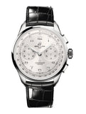 Buy Shop Breitling Premier B09 Chronograph 40 White Dial Black Leather Strap Watch for Men - AB0930371G1P1 USA Online