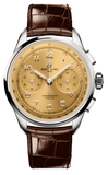 Buy Shop Breitling Premier B09 Chronograph 40 Beige Dial Brown Leather Strap Watch for Men - AB0930F51H1P1 USA Online