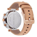 Buy Shop Michael Kors Parker Chronograph White Dial Tan Leather Strap Watch for Women - MK5633 USA Online