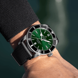 Buy Shop Breitling Superocean Heritage B20 Automatic 46 Green Dial Black Mesh Bracelet Watch for Men - AB2020121L1S1 USA Online