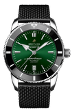 Buy Shop Breitling Superocean Heritage B20 Automatic 46 Green Dial Black Mesh Bracelet Watch for Men - AB2020121L1S1 USA Online