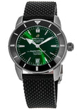 Buy Shop Breitling Superocean Heritage B20 Automatic 46 Green Dial Black Mesh Bracelet Watch for Men - AB2020121L1S1 USA Online