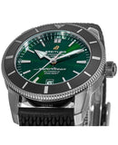 Buy Shop Breitling Superocean Heritage B20 Automatic 46 Green Dial Black Mesh Bracelet Watch for Men - AB2020121L1S1 USA Online