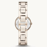 Buy Shop Fossil Virginia Pink Dial Pink Steel Strap Watch for Women - ES4482 USA Online