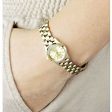 Buy Shop Marc Jacobs Henry Dinky Gold Dial Gold Steel Strap Watch for Women - MBM3199 USA Online