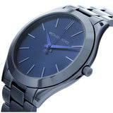 Buy Shop Michael Kors Runway Quartz Blue Dial Blue Steel Strap Watch For Women - MK3419 USA Online