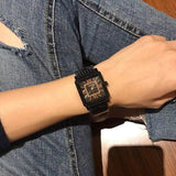 Buy Shop Guess Highline Black Dial Black Mesh Bracelet Watch for Women - W0826L4 USA Online