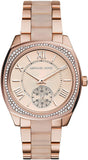 Buy Shop Michael Kors Bryn Rose Gold Dial Two Tone Steel Strap Watch for Women - MK6135 USA Online