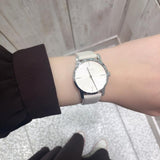 Buy Shop Calvin Klein City White Dial White Leather Strap Watch for Women - K2G231XH USA Online