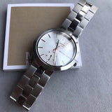 Buy Shop Michael Kors Garner Analog Silver Dial Silver Steel Strap Watch For Women - MK6407 USA Online