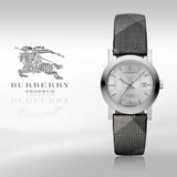 Buy Shop Burberry The City Silver Dial Multicolored Leather Strap Watch for Women - BU1873 USA Online
