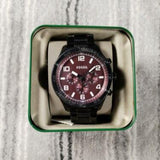 Buy Shop Fossil Brox Multifunction Maroon Dial Black Steel Strap Watch for Women - BQ2803 USA Online