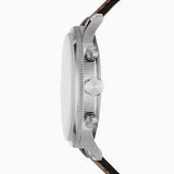 Buy Shop Fossil Retro Pilot Chronograph Blue Dial Brown Leather Strap Watch for Men - FS5832 USA Online