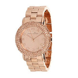 Buy Shop Marc Jacobs Marci Crystals Rose Gold Dial Rose Gold Steel Strap Watch for Women - MBM3192 USA Online