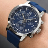 Buy Shop Tissot T Sport PRC 200 Chronograph Blue Rubber Strap Watch For Men - T114.417.17.047.00 USA Online
