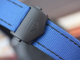 Buy Shop Tag Heuer Aquaracer Calibre 5 Automatic Titanium Blue Dial Blue Nylon Strap Watch for Gents - WAY208B.FC6382 USA Online