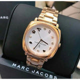 Buy Shop Marc Jacobs Mandy White Dial Rose Gold Steel Strap Watch for Women - MJ3574 USA Online