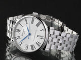 Buy Shop Tissot T Classic Carson Premium Powermatic 80 Silver Dial Silver Steel Strap Watch For Men - T122.407.11.033.00 USA Online
