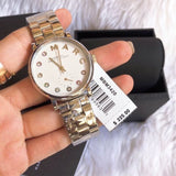 Buy Shop Marc Jacobs Marc White Dial Silver Steel Strap Watch for Women - MBM3420 USA Online