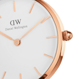 Buy Shop Daniel Wellington Classic Petite Cornwall White Dial Black NATO Strap Watch For Women - DW00100251 USA Online