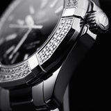 Buy Shop Tag Heuer Aquaracer Quartz Diamonds Black Dial Two Tone Steel Strap Watch for Men - WAY131E.BA0913 USA Online