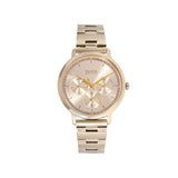 Hugo Boss Prima Gold Dial Gold Steel Strap Watch for Women - 1502572