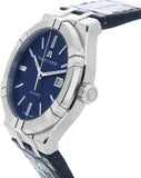 Maurice Lacroix Aikon Automatic Blue Dial Blue Leather Strap Watch For Men - AI6008-ss001-430-1