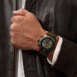 Buy Shop Breitling Avenger Chronograph 45mm Green Dial Green Nylon Strap Watch for Men - V13317101L1X1 USA Online