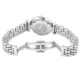 Buy Shop Emporio Armani Gianni T Bar Pink Mother of Pearl Dial Silver Steel Strap Watch For Women - AR1779 USA Online