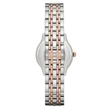 Buy Shop Emporio Armani Gianni T Bar Mother of Pearl Dial Two Tone Steel Strap Watch For Women - AR2508 USA Online