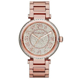 Buy Shop Michael Kors Skylar Rose Gold Dial Rose Gold Steel Strap Watch for Women - MK5868 USA Online