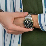 Buy Shop Fossil FB-01 Chronograph Black Dial Silver Steel Strap Watch for Men - FS5864 USA Online