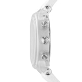 Buy Shop Emporio Armani Classic Chronograph White Dial White Rubber Strap Watch For Men - AR1054 USA Online