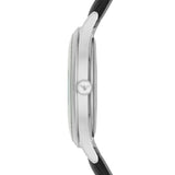 Buy Shop Emporio Armani Lambda Classic Quartz Black Dial Black Leather Strap Watch For Men - AR11020 USA Online
