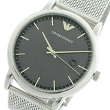 Buy Shop Emporio Armani Luigi Quartz Grey Dial Silver Mesh Bracelet Watch For Men - AR11069 USA Online